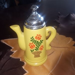 *HP* Vintage 70's Avon Koffee Klatch Lilac Foaming Bath Oil Kettle Bottle